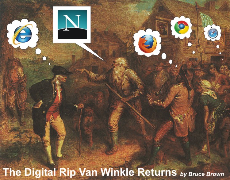 "The Digital Rip Van Winkle Returns" by Bruce Brown