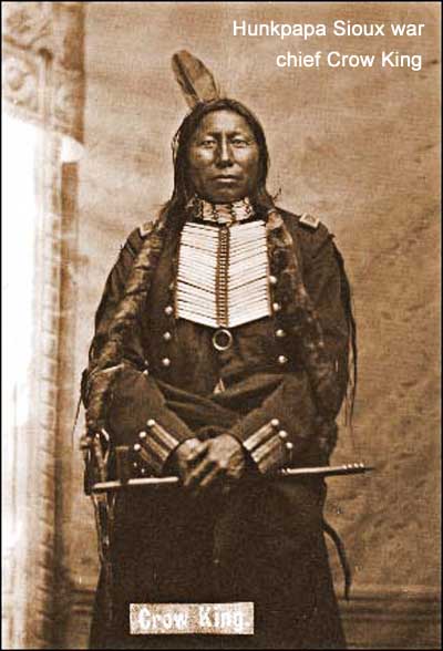 Hunkpapa Sioux war chief Crow King
