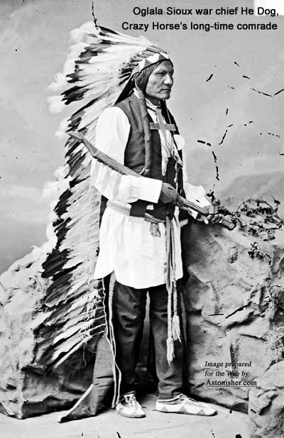 Oglala Sioux war chief He Dog