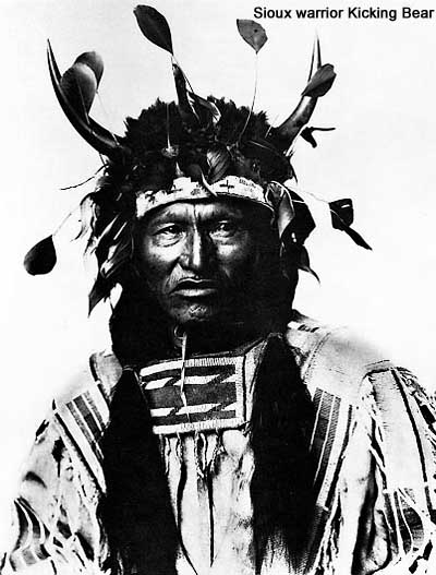 Minneconjou Sioux warrior Kicking Bear