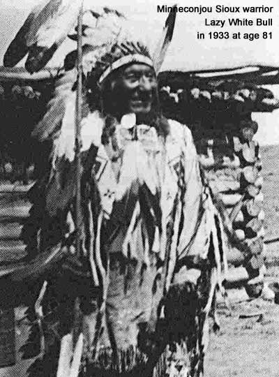 Minneconjou Sioux warrior White Bull later in life