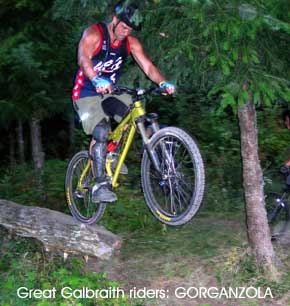 Great Galbraith Mt. Riders: GORGANZOLA at the Fire Ring