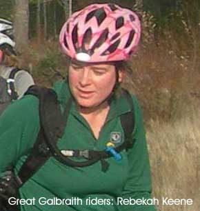 Great Galbraith Mt. Riders: Rebekah Keene on the Ridge Trail