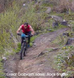 Great Galbraith Mt. Riders: Mark Belles on Dan's Trail