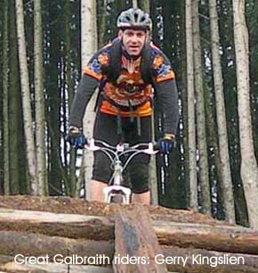 Great Galbraith Mt. Riders: Gerry Kingslien on 911 on Galbraith Mt. in Bellingham, WA