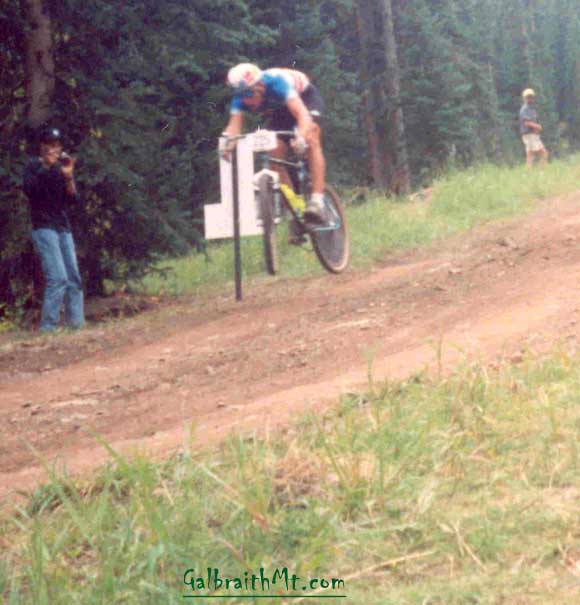 Future mountain bike great John Tomac at the First Mt. Bike World Championship in Durango, Co, September 1990.