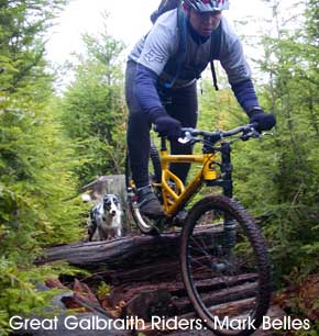 Great Galbraith Mt. Riders: Mark Belles on Dan's Trail by Mongo