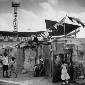 Havana slums just outsdie Havana's Gran Stadium