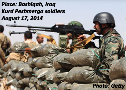 Peshmerga at Bashiqah, Iraq