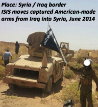 ISIS moving captured American equipment from Iraq to Syria