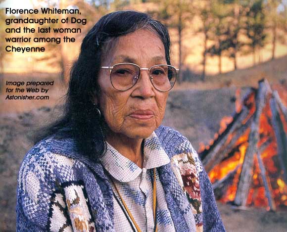 Florence Whiteman, the last woman warrior among the Cheynne