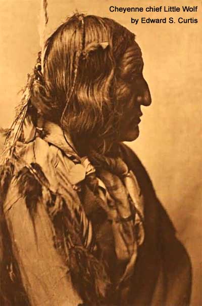 Cheyenne chief Little Wolf by Edward S. Curtis