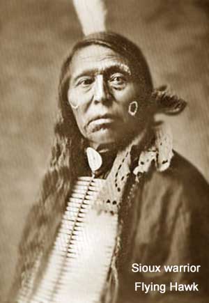Sioux warrior Flying Hawk