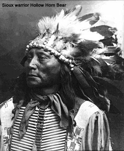 Brule Sioux warrior Hollow Horn Bear