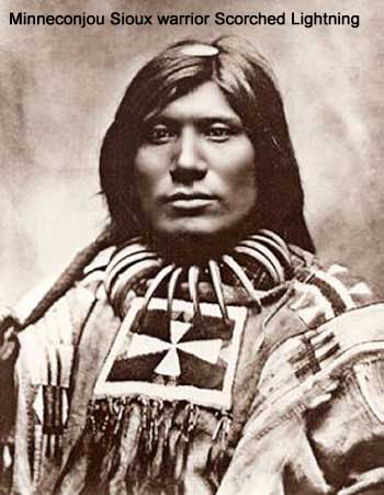 Minneconjou Sioux warrior Scorched Lightning