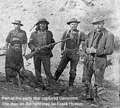 Frank Huston on the Geronimo Expedition