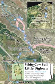 White Cow Bull route map thumbnail